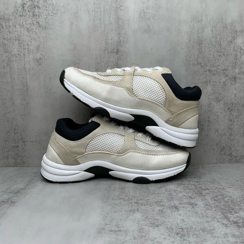 Chanel Chanel Black and White Panda Sneakers -2505 Size US 6.5 / IT 36.5 - 3 Thumbnail