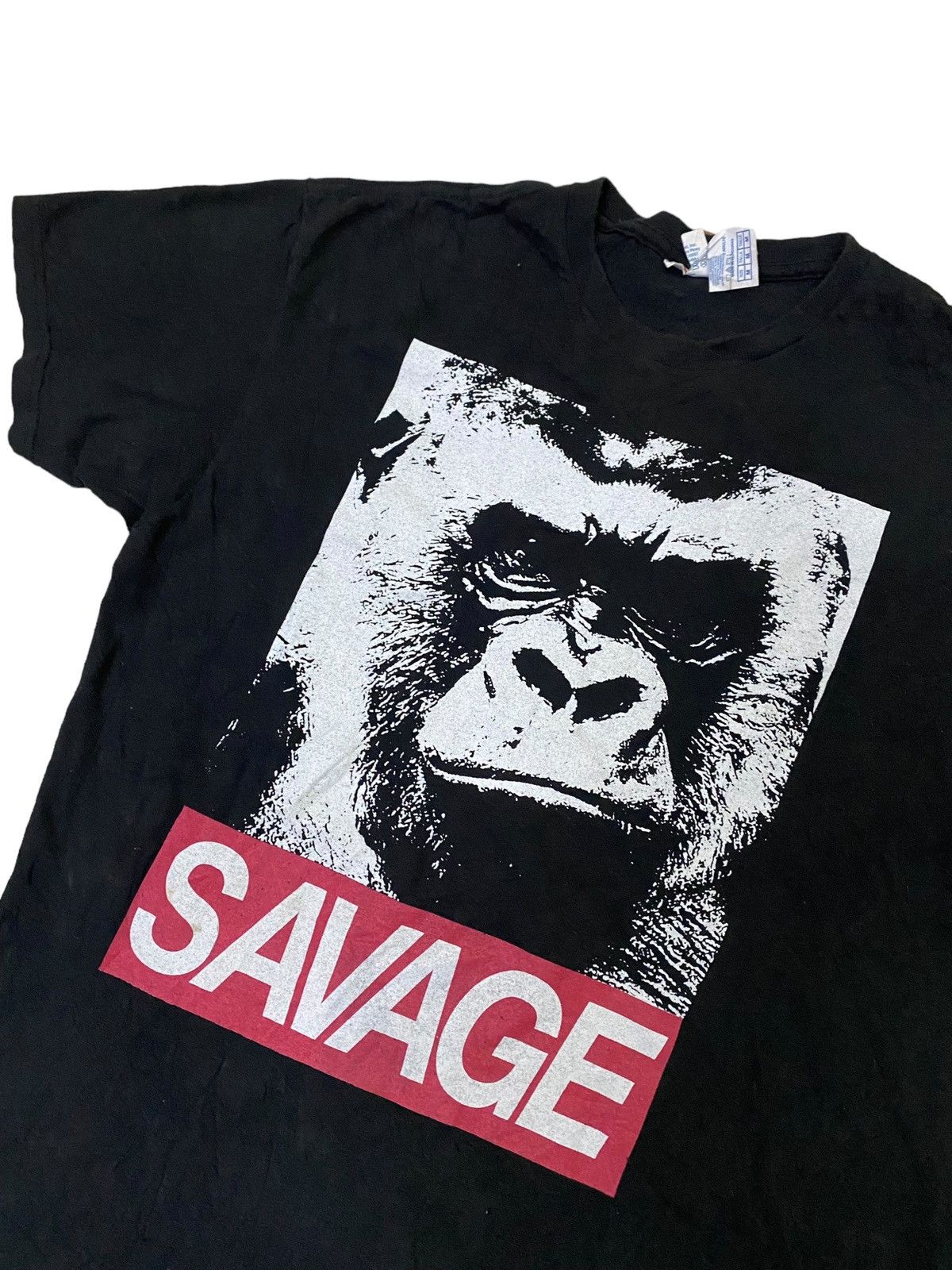 Vintage Vintage Y2k Savage Gorilla Box Logo Shirt Size US M / EU 48-50 / 2 - 3 Thumbnail