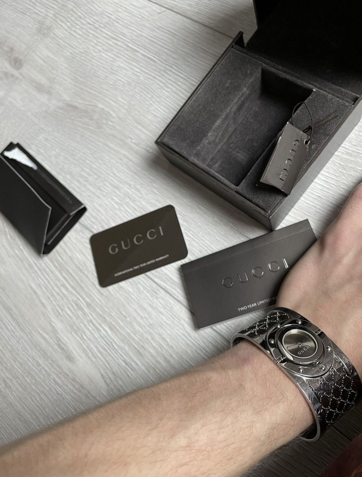 Gucci × Vintage Gucci Monogram Silver Watch Size ONE SIZE - 7 Thumbnail