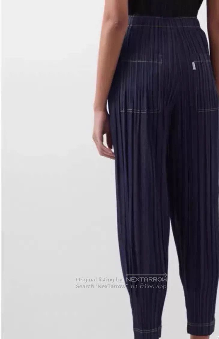 Issey Miyake Issey Miyake size:5 Denim Puff Pants Blue Size 31" - 2 Thumbnail