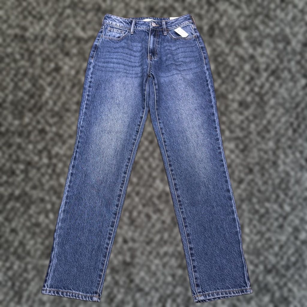Pacsun Pacsun Mom Jeans 23 Mid Rise Evan Blue New Jeans Women 100% Cotton Medium Wash 5-Pocket Reg Fit Denim Bag? Size 40" / US 18 - 1 Thumbnail