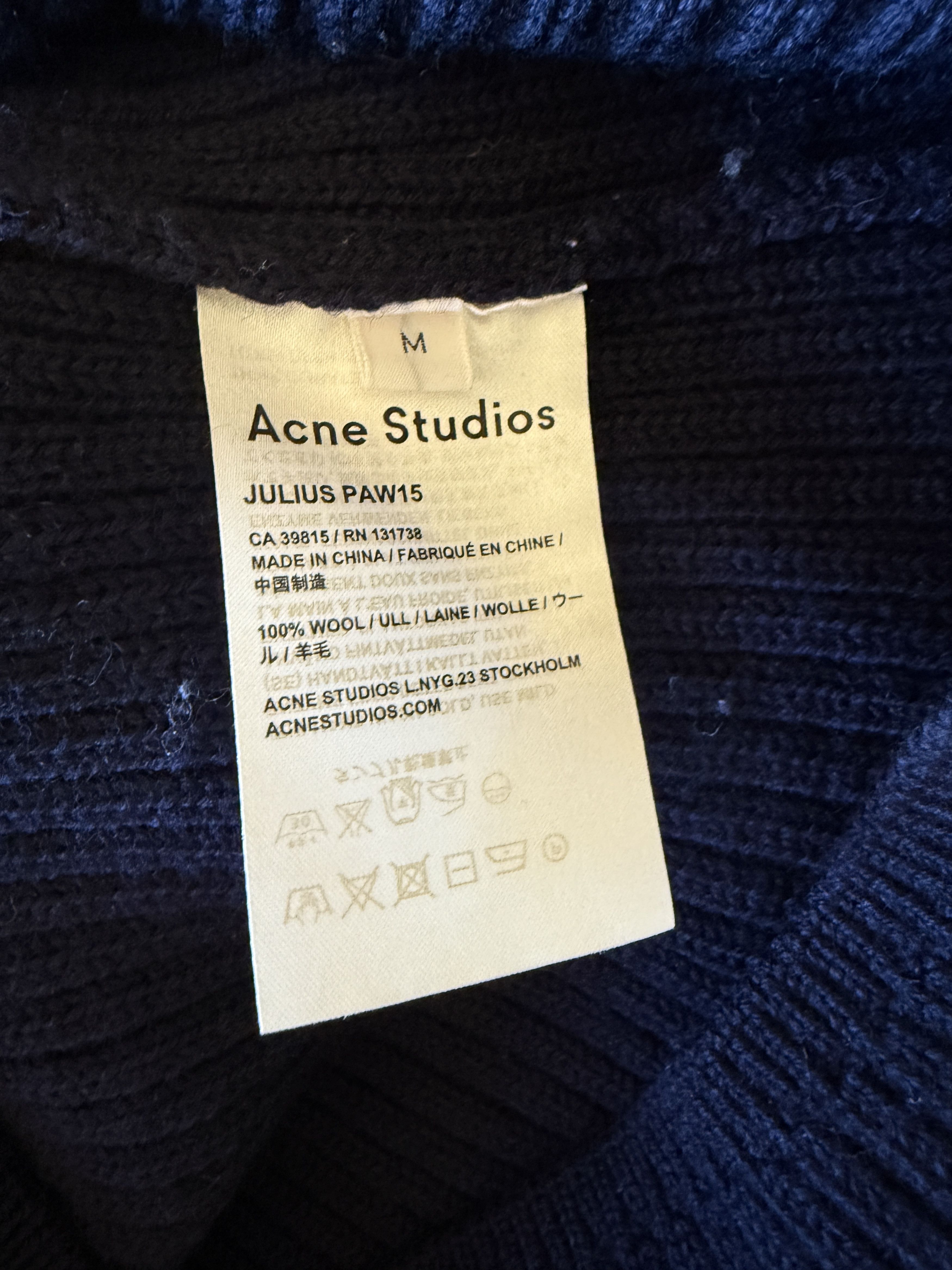 Acne Studios blue knit sweater Size US M / EU 48-50 / 2 - 2 Thumbnail