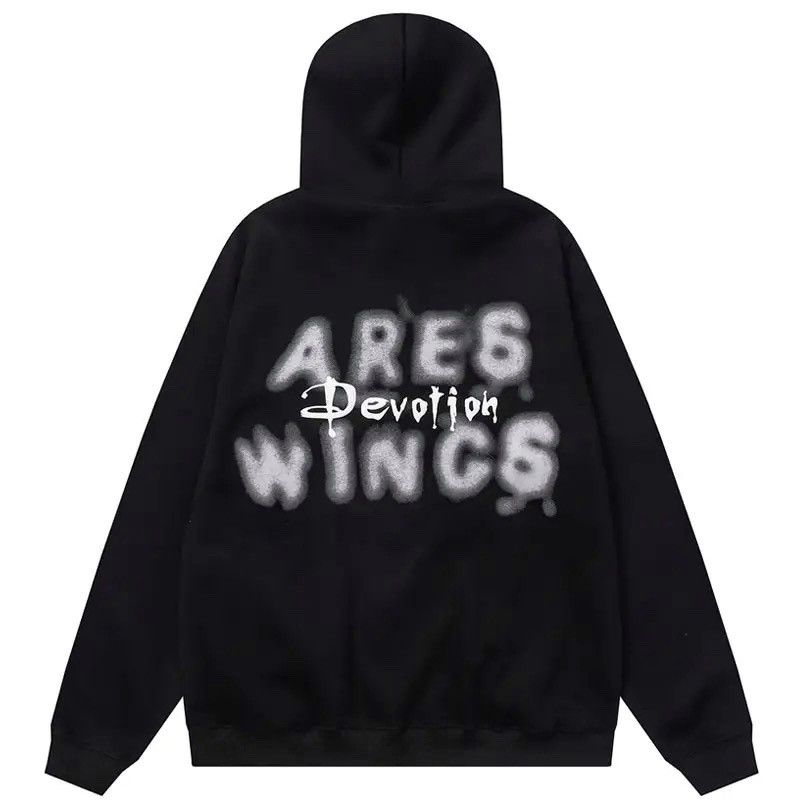 Japanese Brand × Vintage Y2K hoodie sweatshirt hip-hop Gothic Harajuku style pullover Size US L / EU 52-54 / 3 - 2 Thumbnail