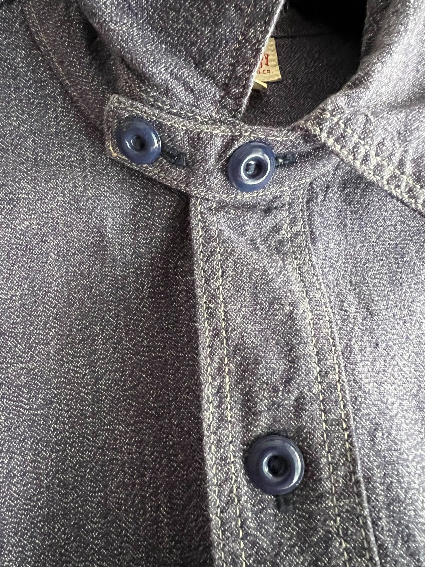 Freewheelers Freewheelers Indigo Selvedge Pepper Salt Work Shirt Size US M / EU 48-50 / 2 - 5 Thumbnail