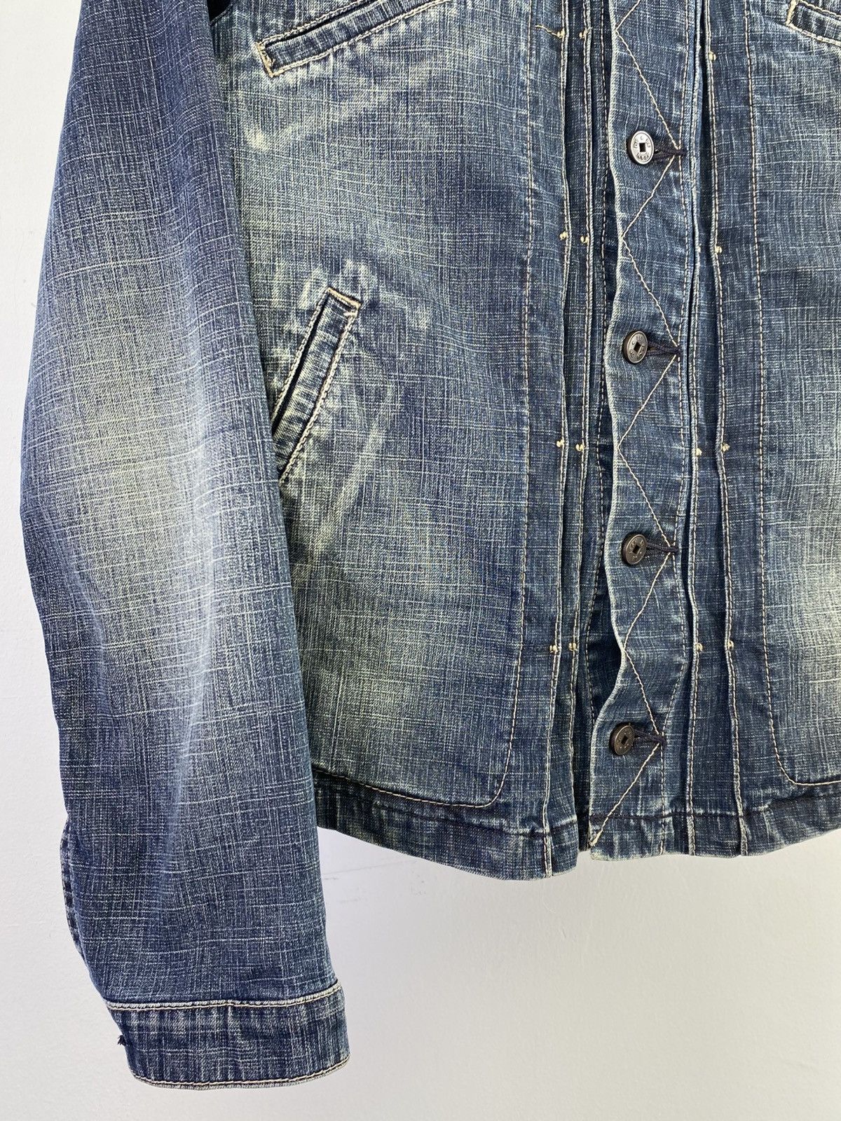 Marithe + Francois Girbaud Marithe Francois Girbaud Vintage 90s Washed Denim Jacket Size US S / EU 44-46 / 1 - 13 Thumbnail