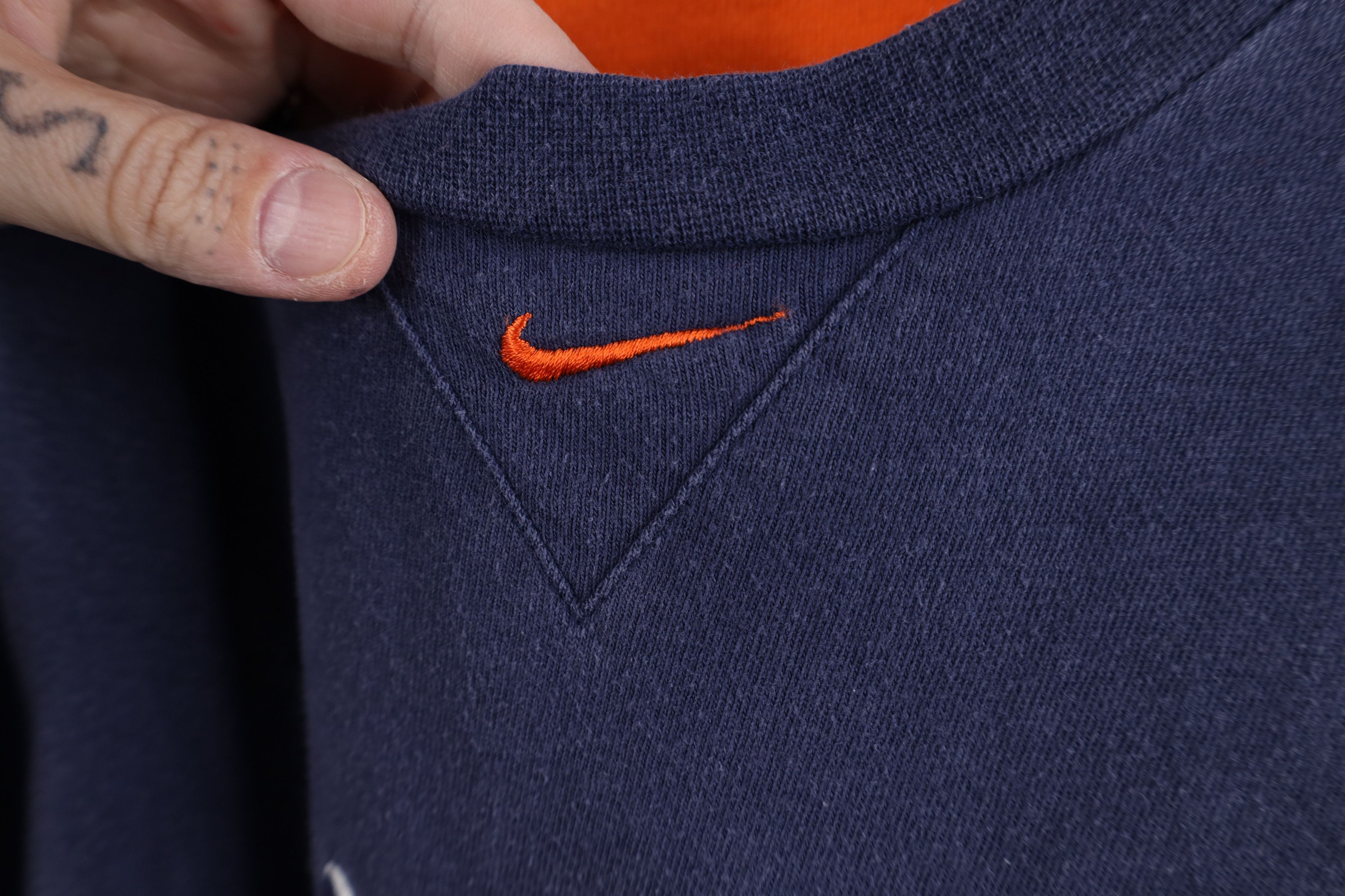 Nike × Vintage Vintage Nike Swoosh Detroit Tigers Baseball T-Shirt Blue Size US M / EU 48-50 / 2 - 5 Thumbnail