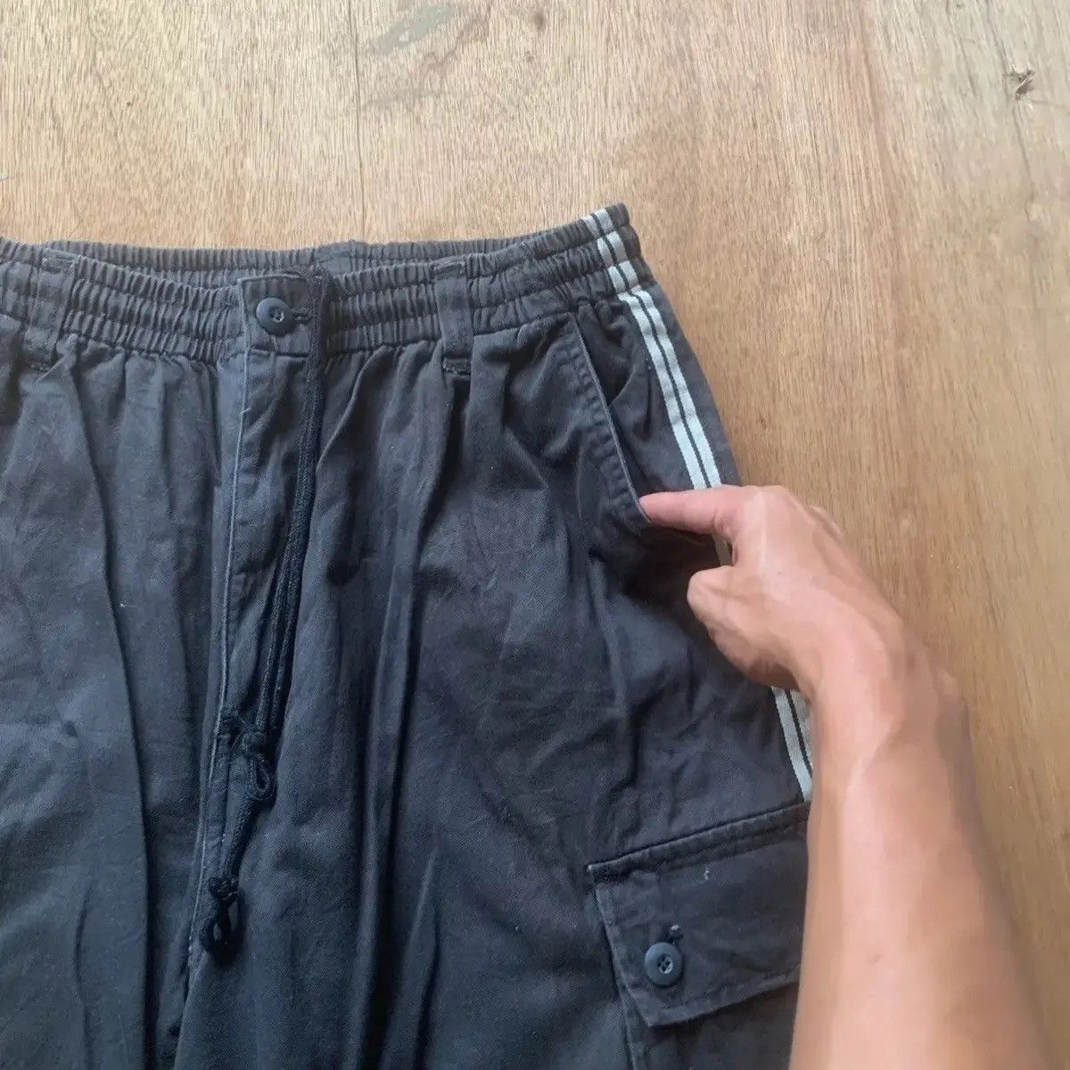 NOLLEY'S 🍁 FREE SIZE🍁VINTAGE SIDESTRIPED JAPANESE SPRINGWAIST CARGO Size US 36 / EU 52 - 4 Thumbnail