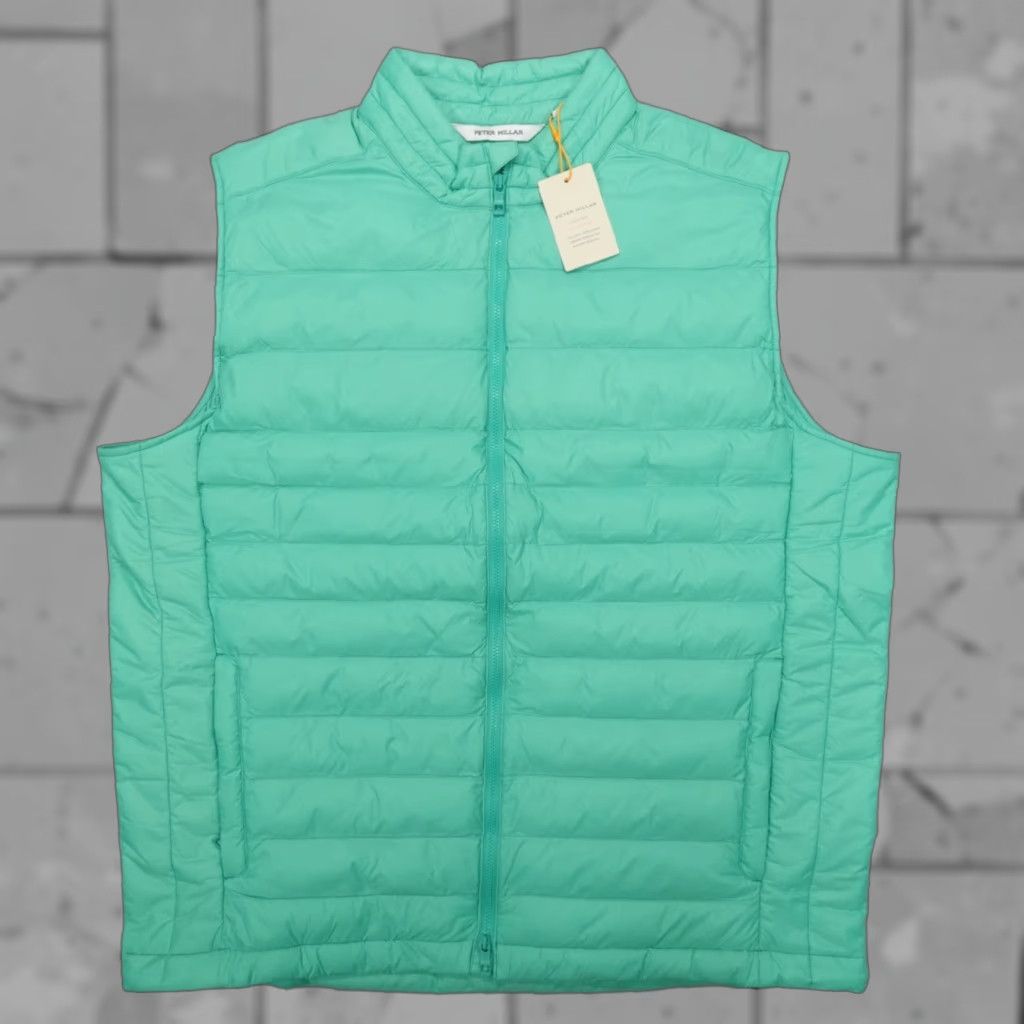 Peter Millar Peter Millar All Course Performance Full Zip Puffer Vest Mens M Meadow Green Jacket/Coat? Size US M / EU 48-50 / 2 - 1 Thumbnail