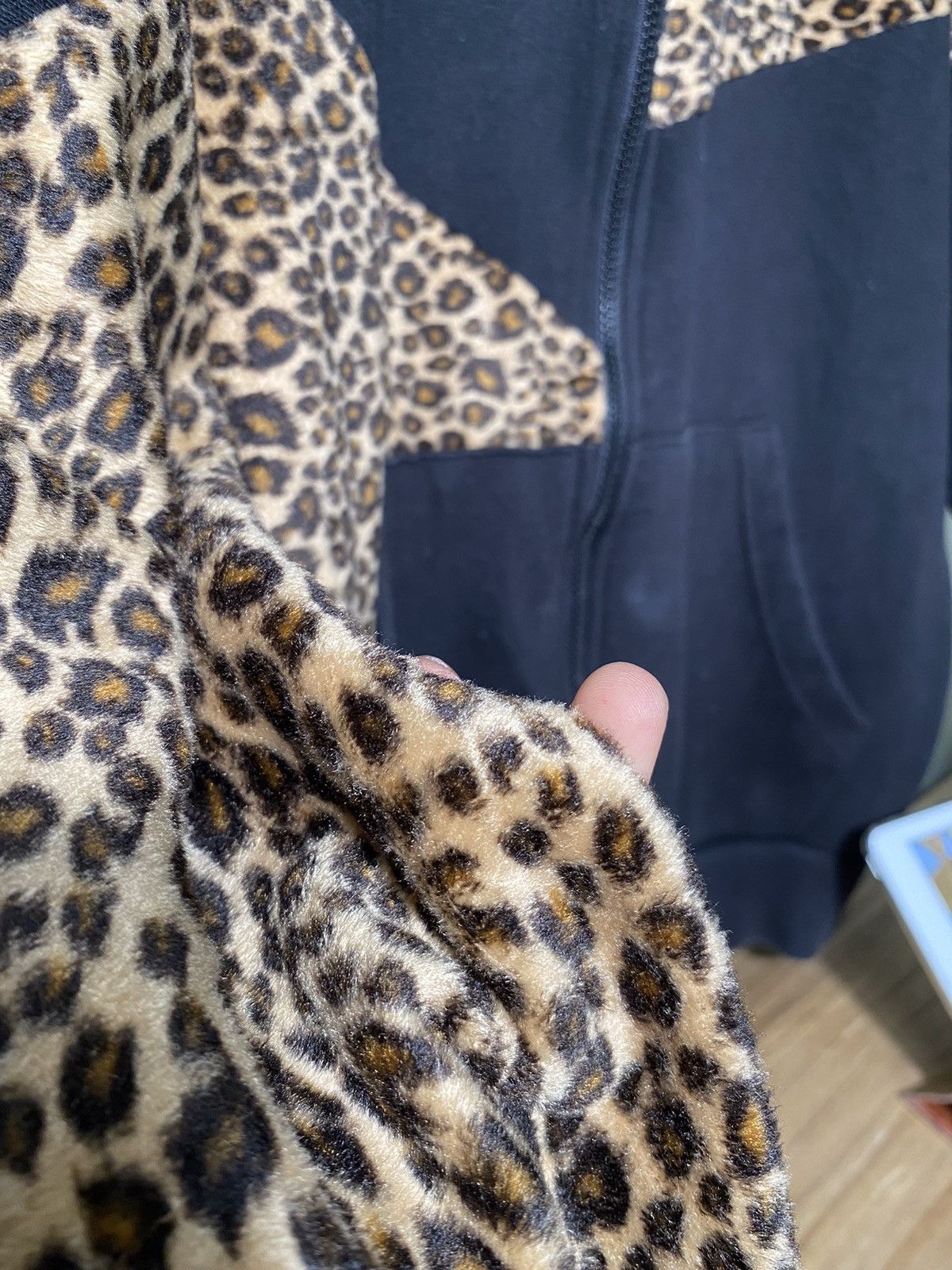 Japanese Brand Rock Candy Leopard Zip Hoodie Lgb Punk Style Size ONE SIZE - 4 Thumbnail