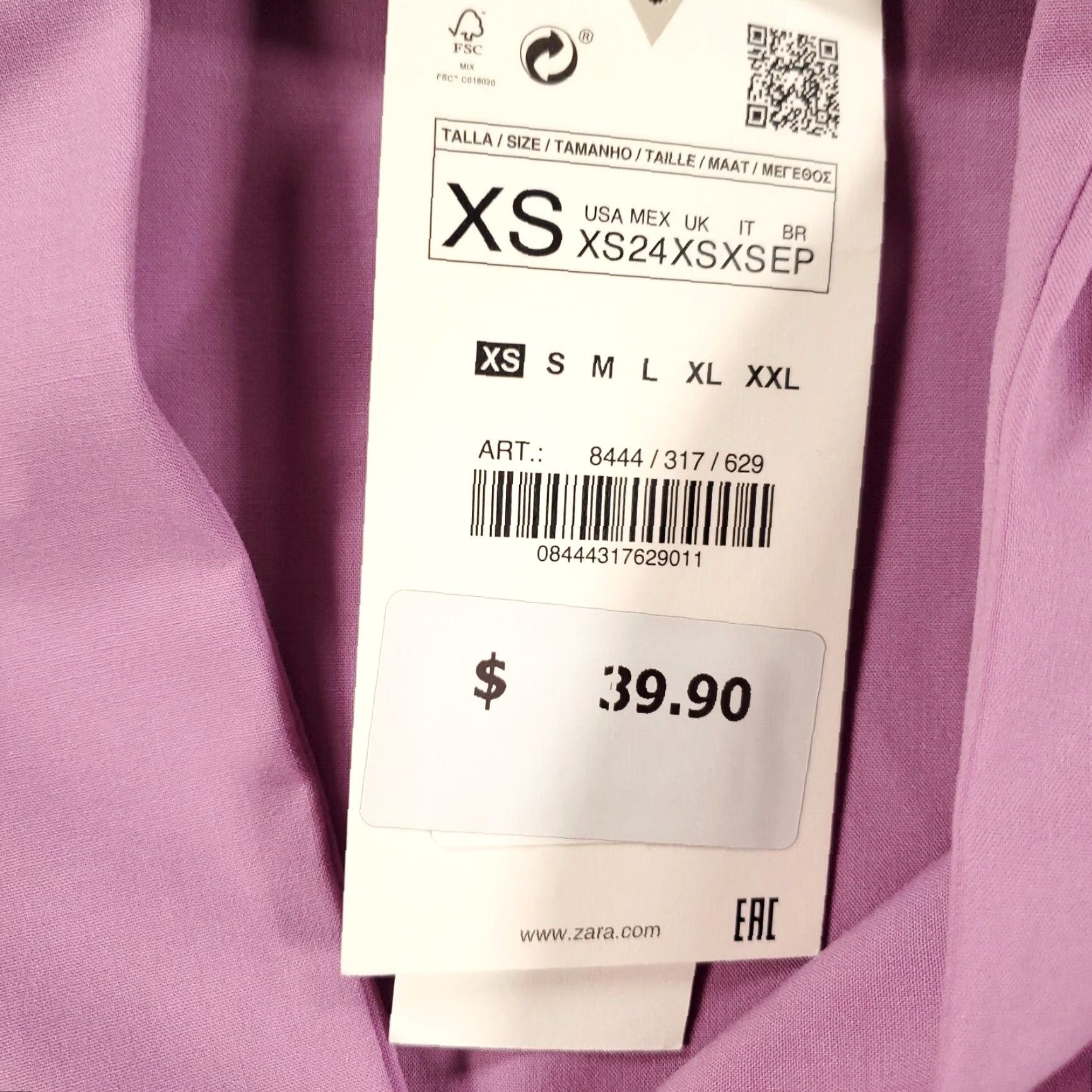 Zara VINTAGE Size XS / US 0-2 / IT 36-38 - 4 Thumbnail