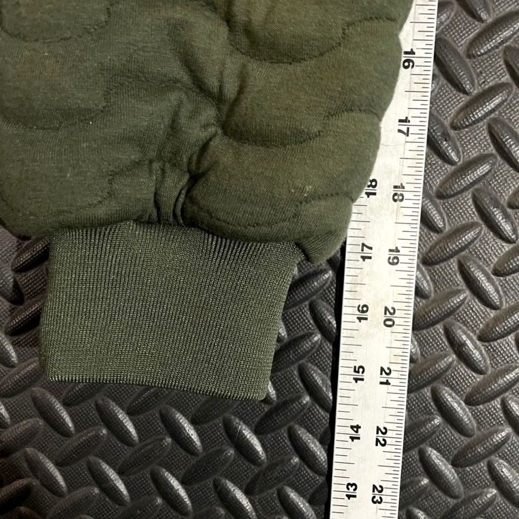 Zara ZARA Bomber Jacket Women Olive Green Quilted Full Zip Size S Outerwear Comfort Size S / US 4 / IT 40 - 6 Thumbnail