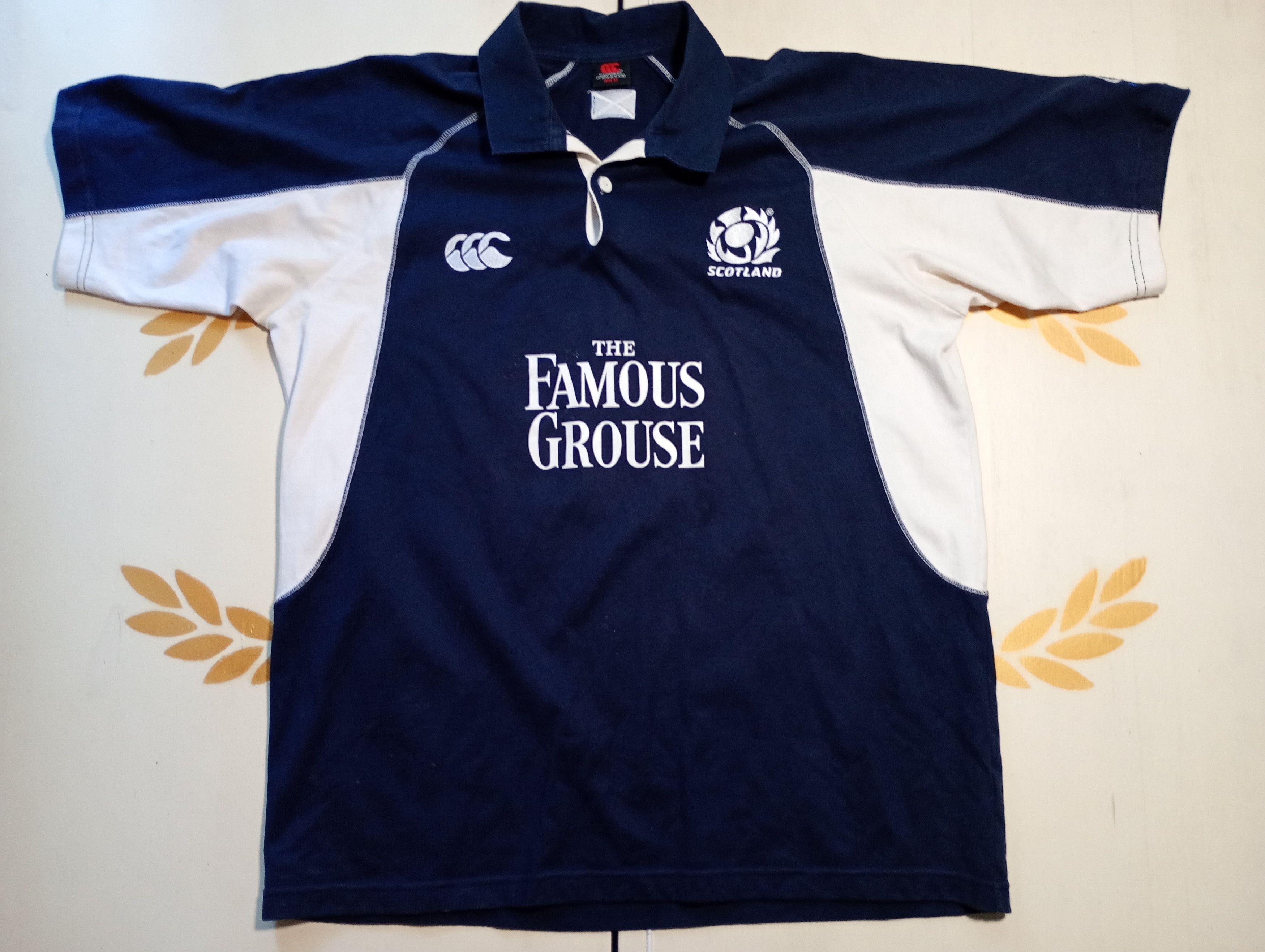 Canterbury of New Zealand Canterbury of New Zealand Scotland Rugby Shirt 2005-2006 Size US XL / EU 56 / 4 - 2 Thumbnail