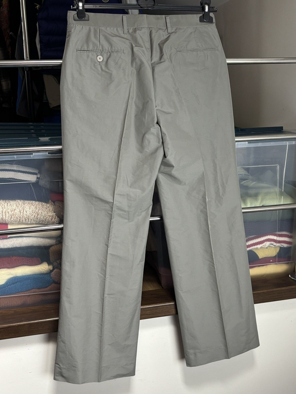 Jil Sander Jil Sander Vintage Wide Leg Crease Casual Chino Pants Size 26" / US 2 / IT 38 - 5 Thumbnail