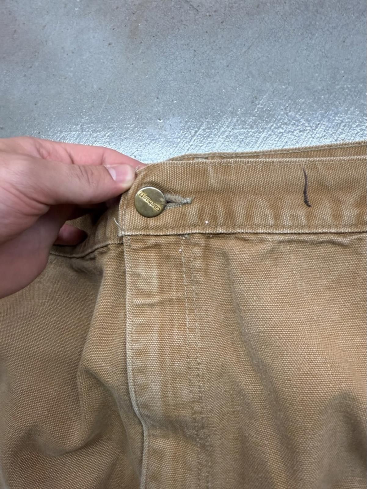 Carhartt Vintage 90s Carhartt Faded Double Knee Carpenter Pants Size US 40 / EU 56 - 3 Thumbnail