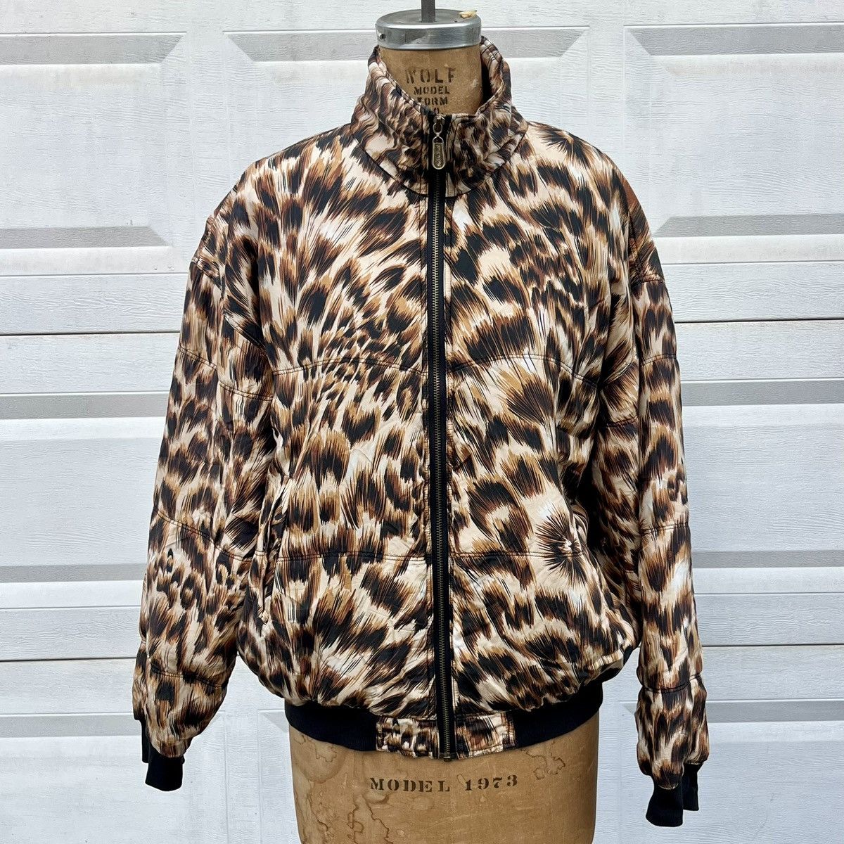 Other Vintage Silk Leopard Bomber Size M / US 6-8 / IT 42-44 - 2 Thumbnail