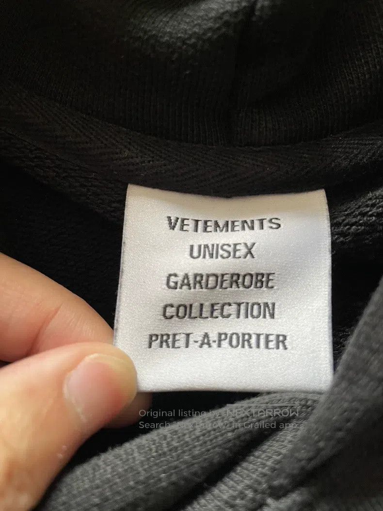 Vetements VETEMENTS hoodie Size US M / EU 48-50 / 2 - 5 Thumbnail