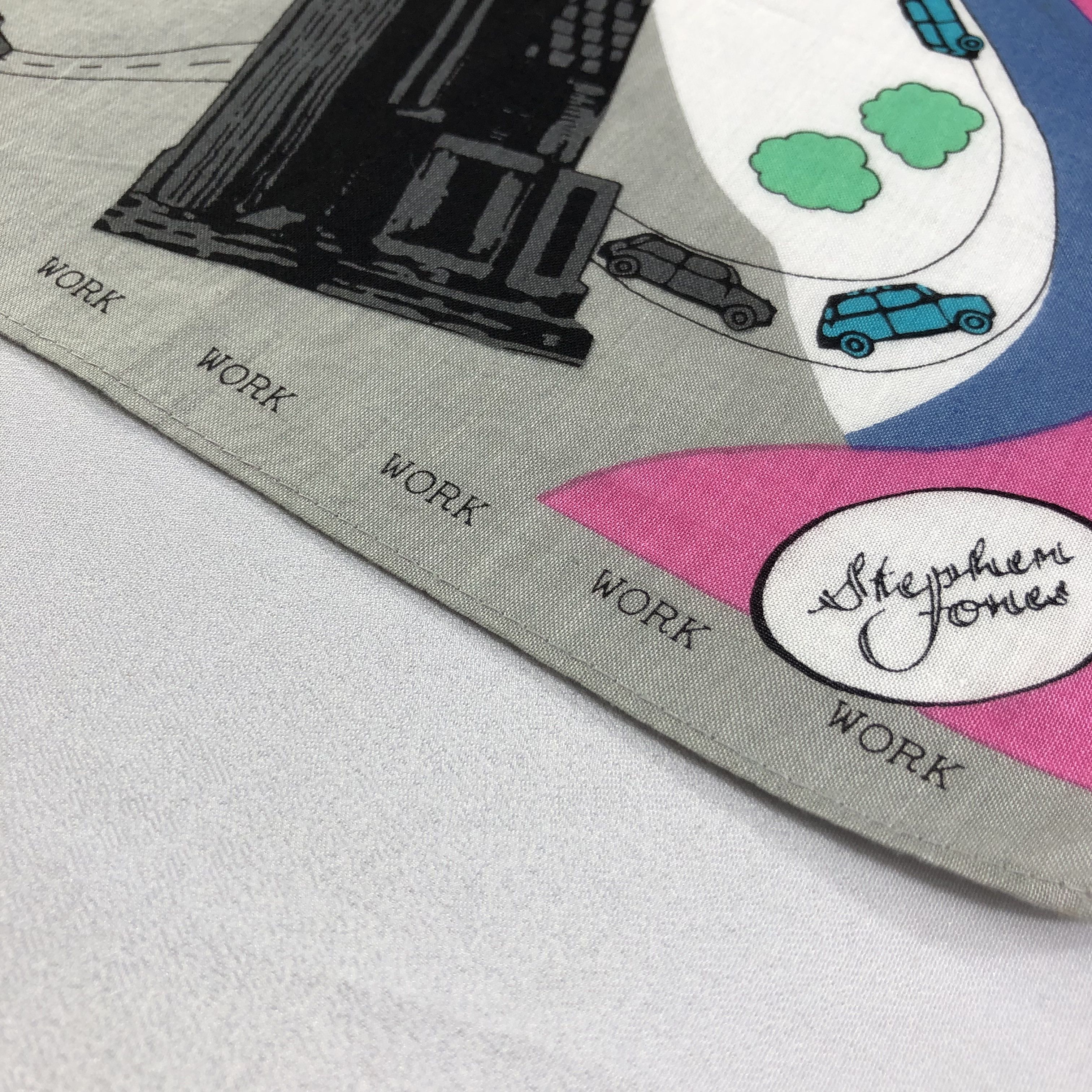 Vintage Stephen Jones Handkerchief Neckerchief Bandana H2099 Size ONE SIZE - 6 Thumbnail