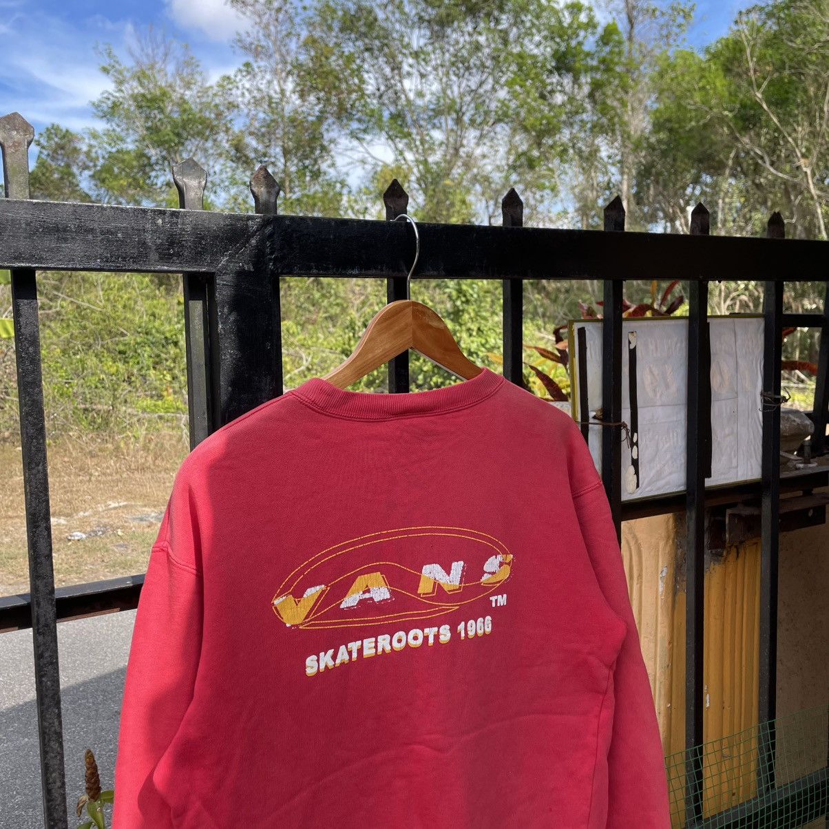 Vans 🔥Vintage 90s Vans Skateboard Big Logo Distress Sweatshirts Size US S / EU 44-46 / 1 - 2 Thumbnail