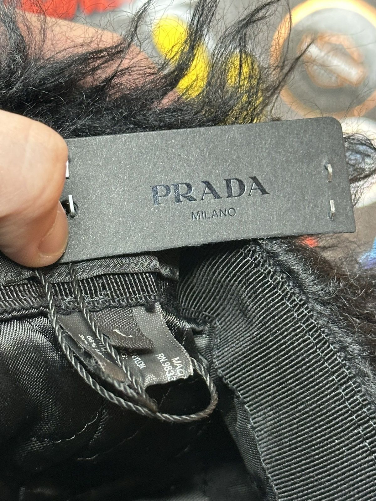 Prada Prada Mohair Nylon Hat Size ONE SIZE - 10 Thumbnail