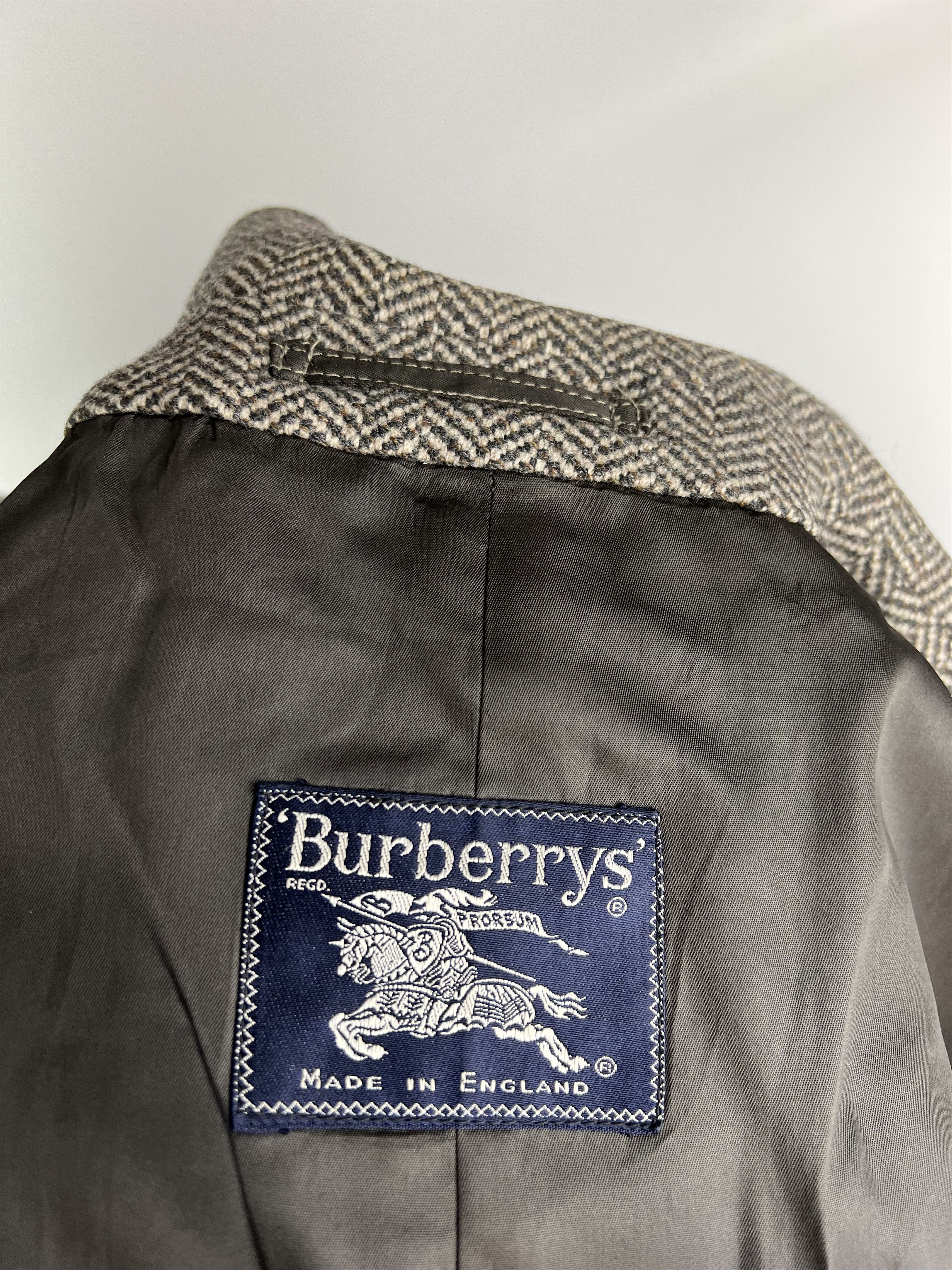 Burberry Burberrys VTG Rare Men's Wool Heavy Coat Size 52 Size US L / EU 52-54 / 3 - 11 Thumbnail
