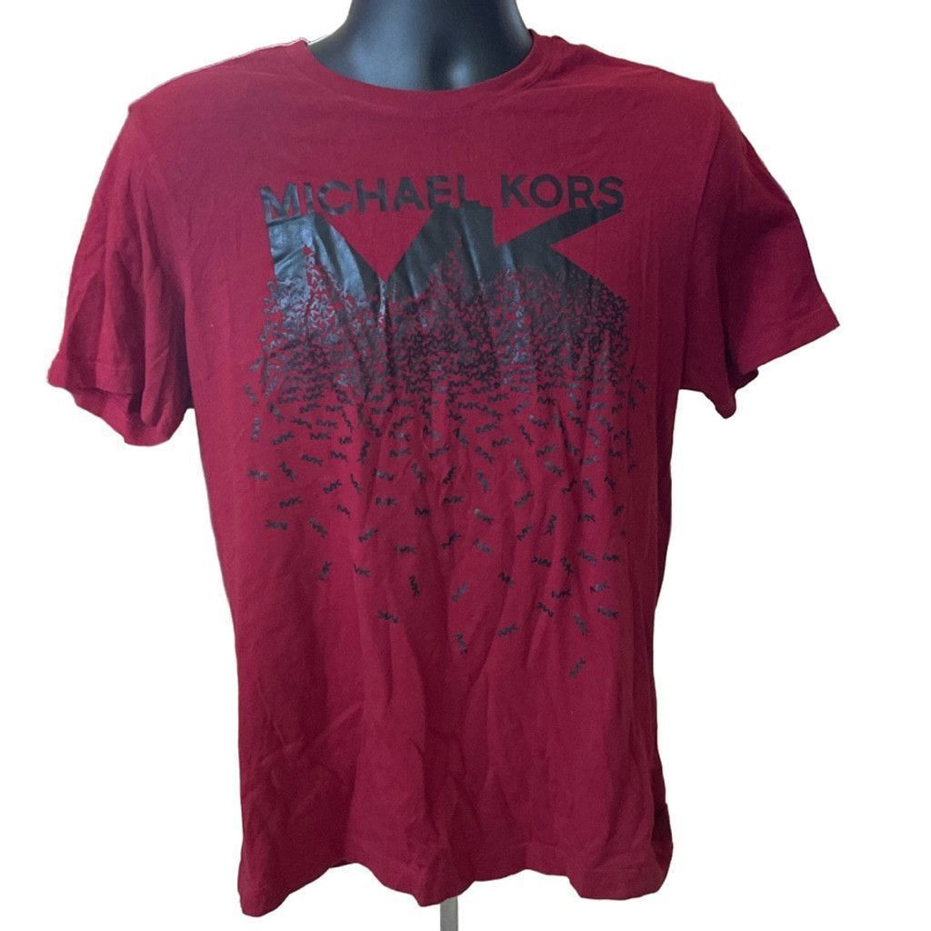 Michael Kors Men's Michael Kors T-Shirt, Size M, Red Size US M / EU 48-50 / 2 - 1 Thumbnail