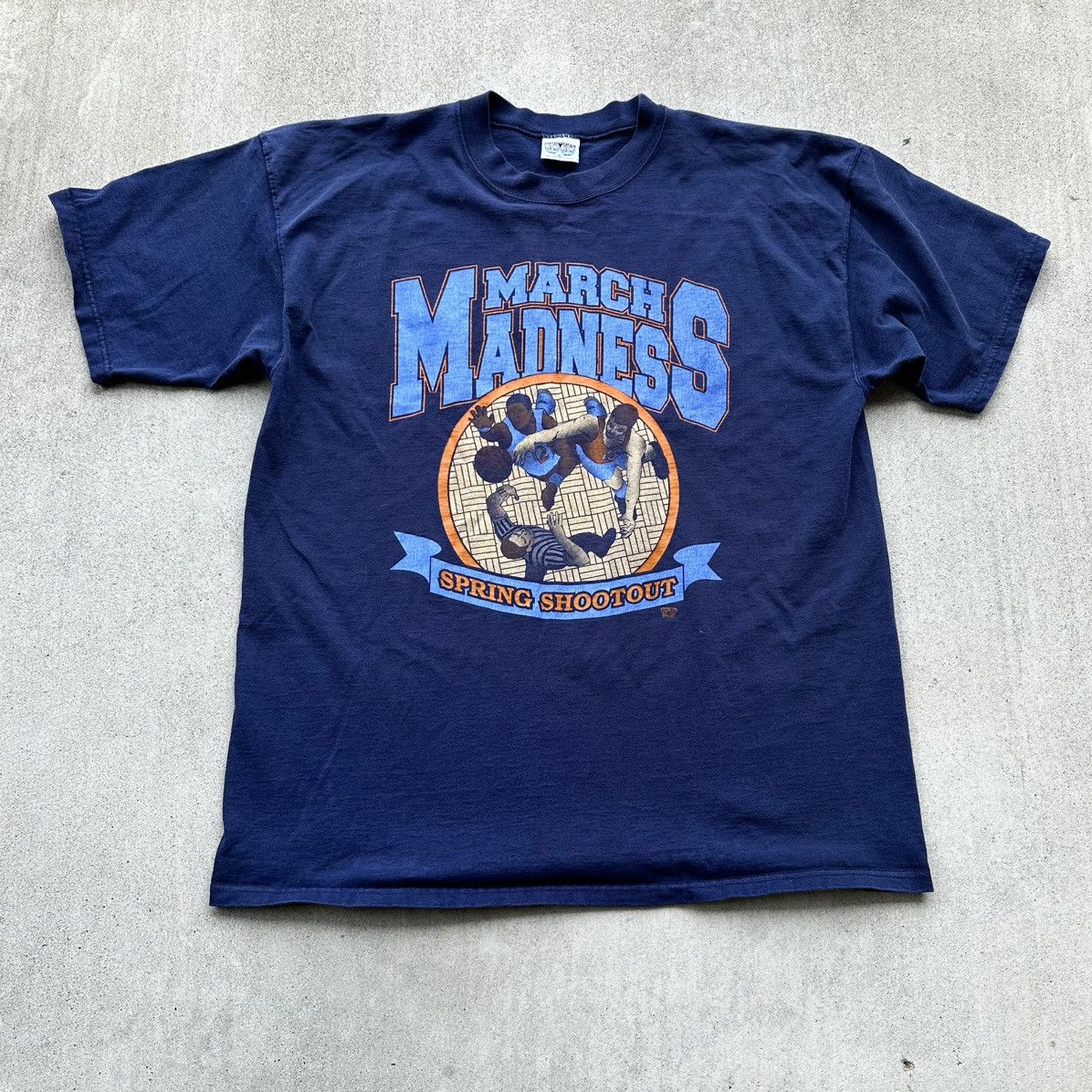 NCAA Vintage March Madness Sping Shootout T Shirt 90s Men Size XL Size US XL / EU 56 / 4 - 1 Thumbnail