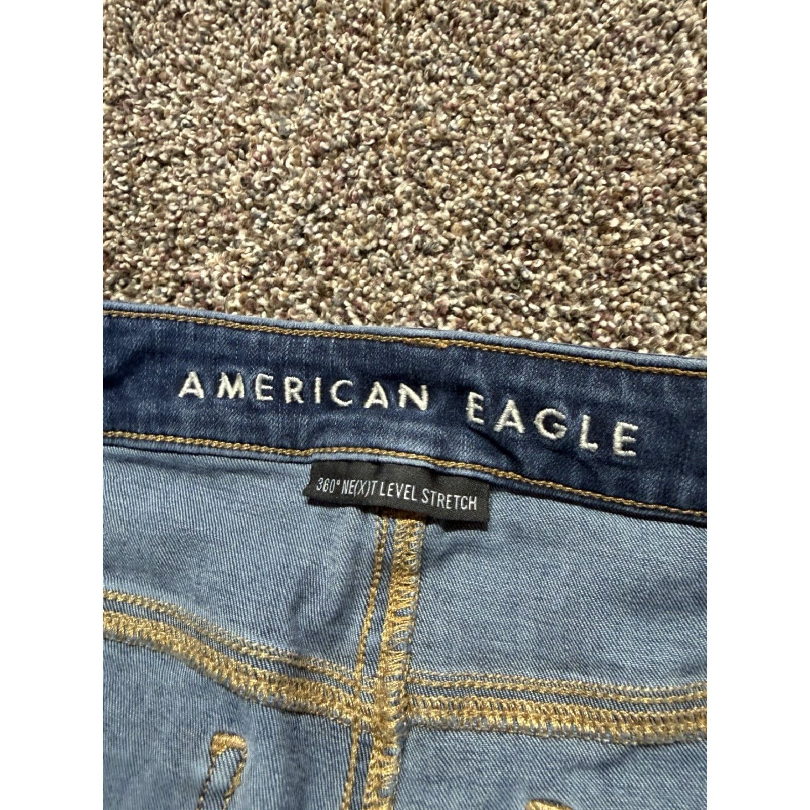 American Eagle Outfitters American Eagle High Rise Jegging Women's Jeans Size 8 LONG Blue Denim Lot Of 2 Size 30" / US 8 / IT 44 - 5 Thumbnail