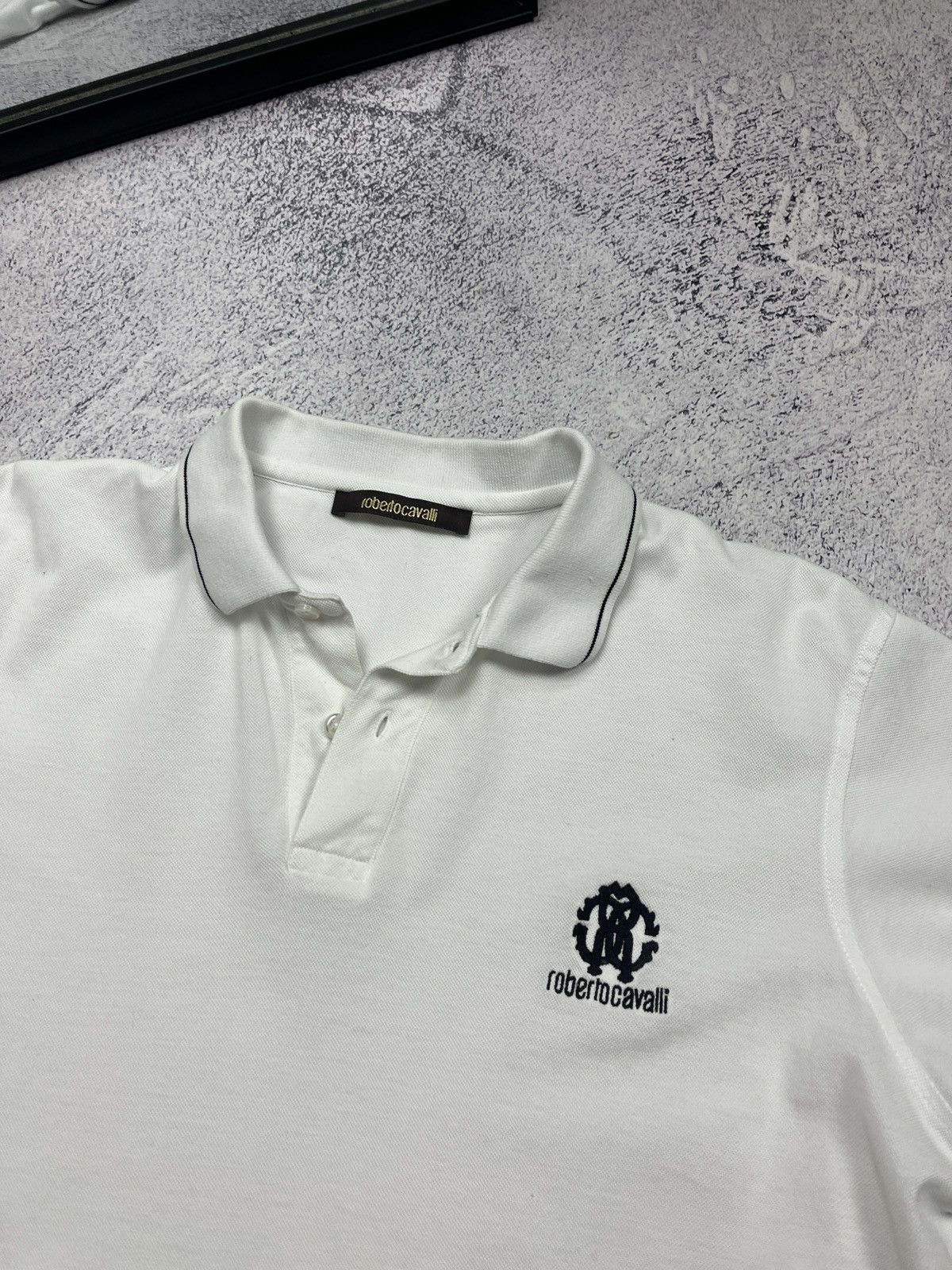 Just Cavalli × Roberto Cavalli Roberto Cavalli Just Cavalli Mini Logo Polo Shirt Luxury Size US L / EU 52-54 / 3 - 5 Thumbnail