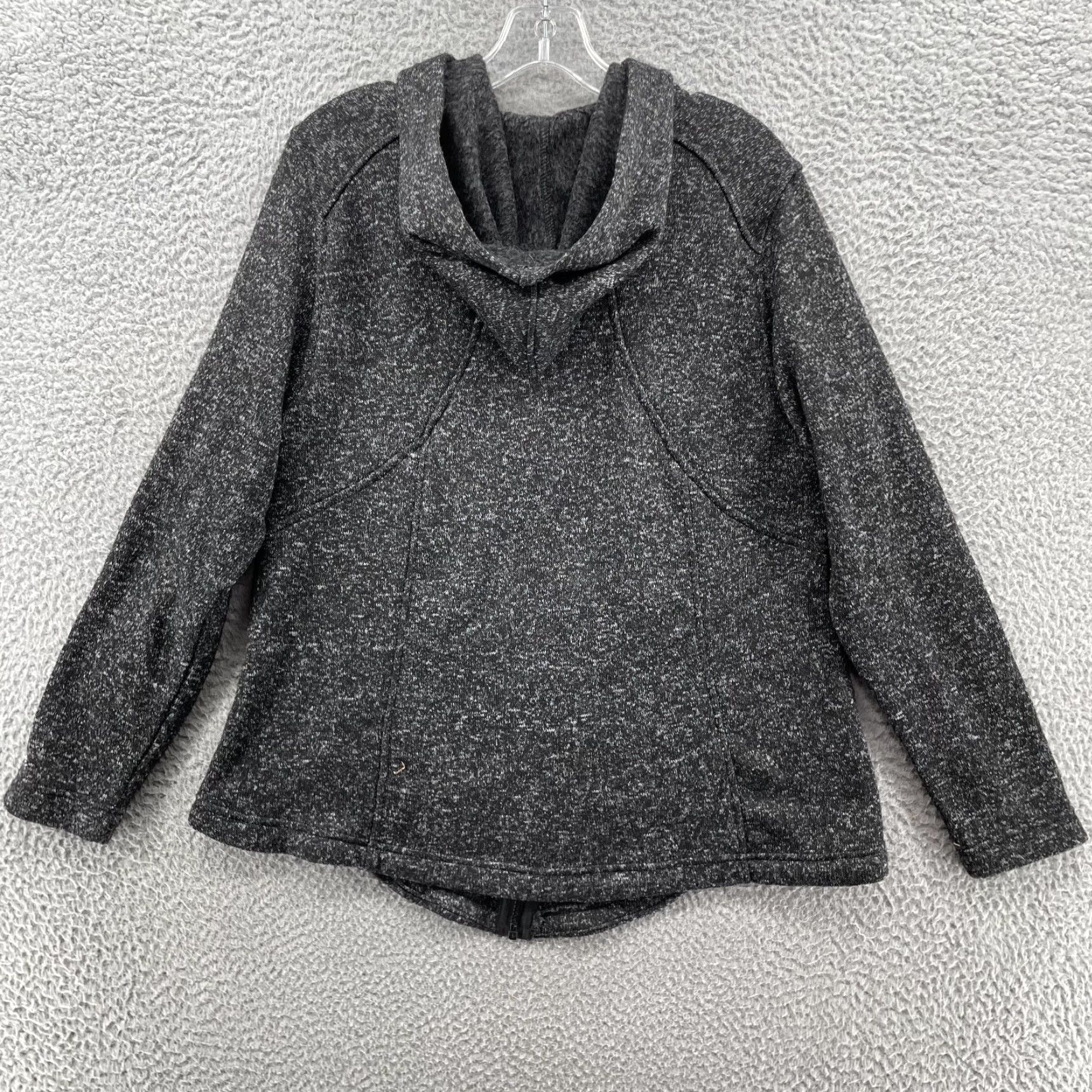 Eddie Bauer Eddie Bauer Knit Jacket Women's XL Gray Scallop Trim Athleisure Gorpcore Travel Jacket Size XL / US 12-14 / IT 48-50 - 5 Thumbnail