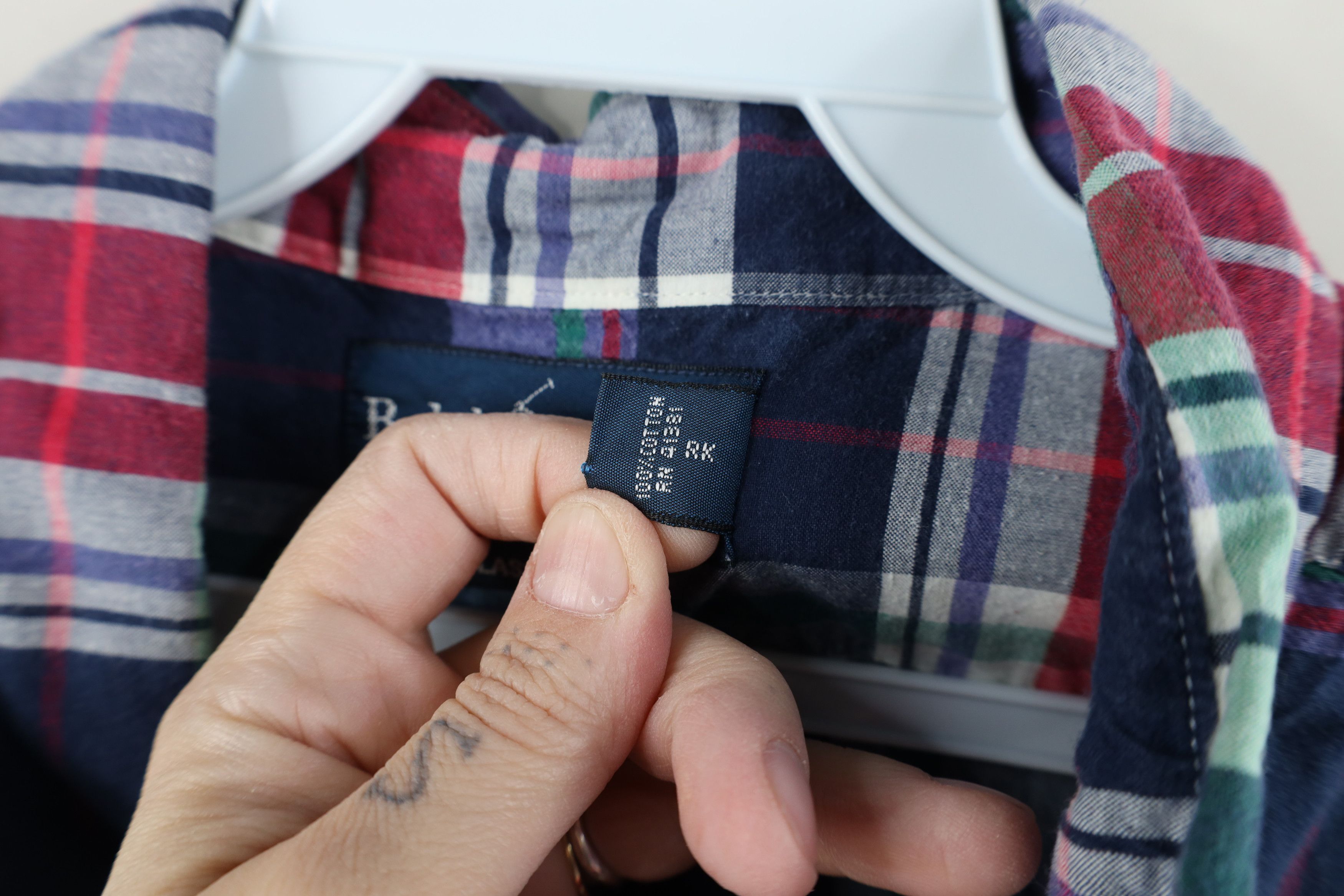 Ralph Lauren Vintage 90s Ralph Lauren Madras Plaid Button Down Shirt Size US XL / EU 56 / 4 - 8 Thumbnail