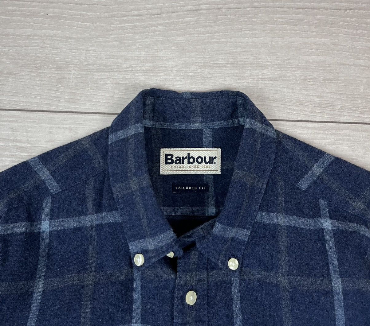Barbour Barbour Tattersall 13 Tailored Flannel Checkered Shirt Size US M / EU 48-50 / 2 - 8 Thumbnail