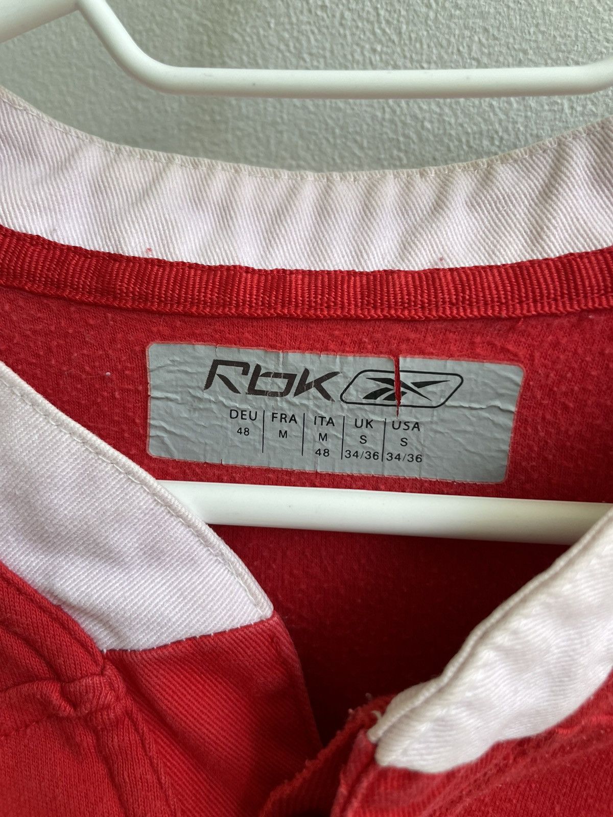 Reebok Wales Rugby 2007 2008 Home Jersey Shirt Polo T shirt Reebok Size US M / EU 48-50 / 2 - 8 Thumbnail