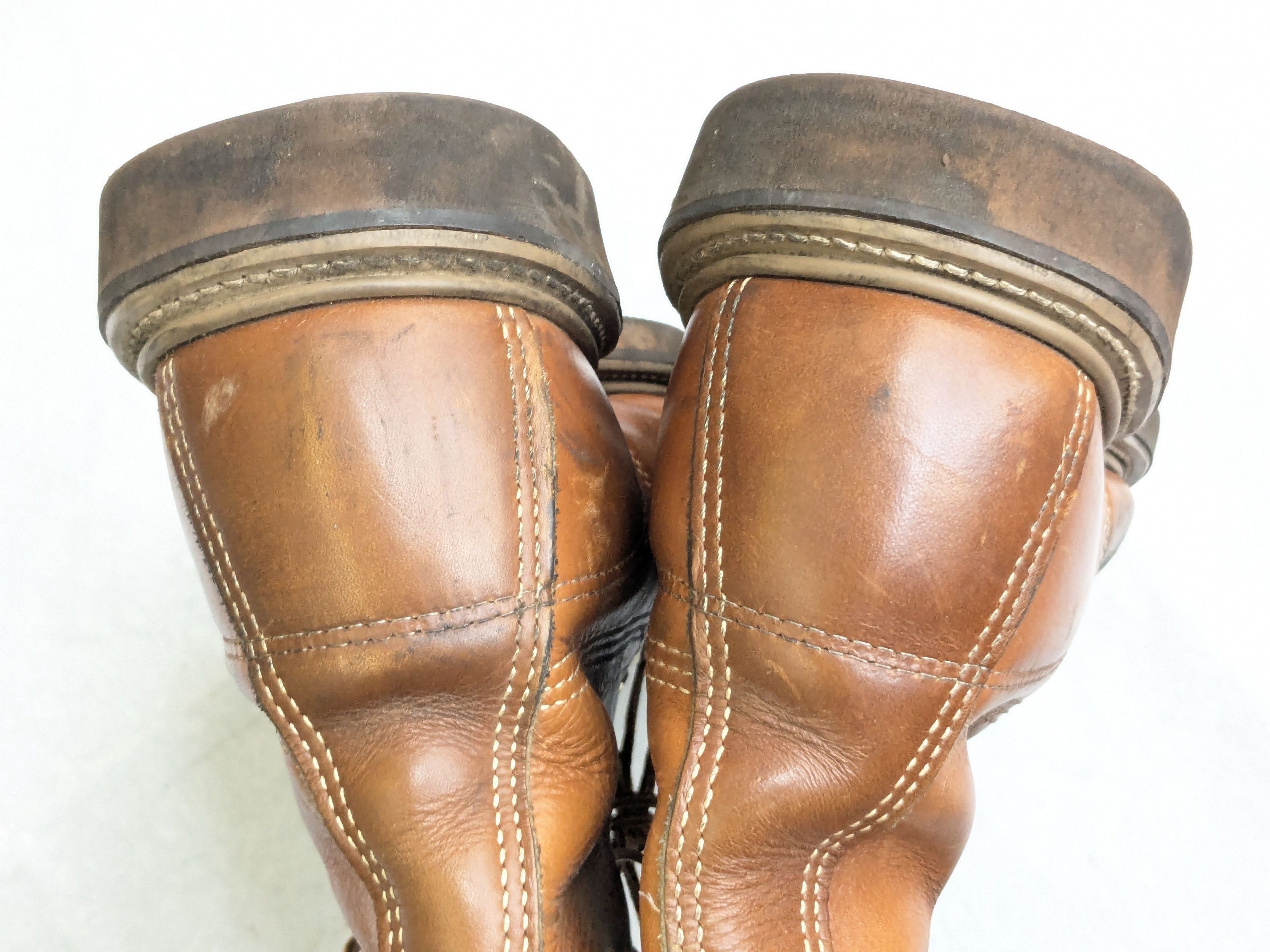 Vintage Vintage Combat Boots 9.5 Brown Leather Moc Toe Size US 9.5 / EU 42-43 - 15 Thumbnail