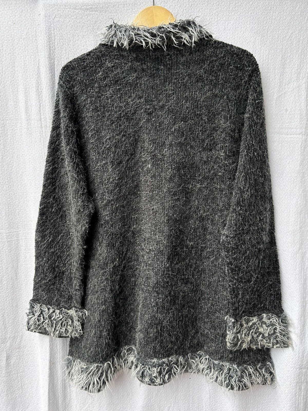 Japanese Brand Faux fur collar knit japanese style Ifsixwasnine lgb Size US L / EU 52-54 / 3 - 2 Thumbnail