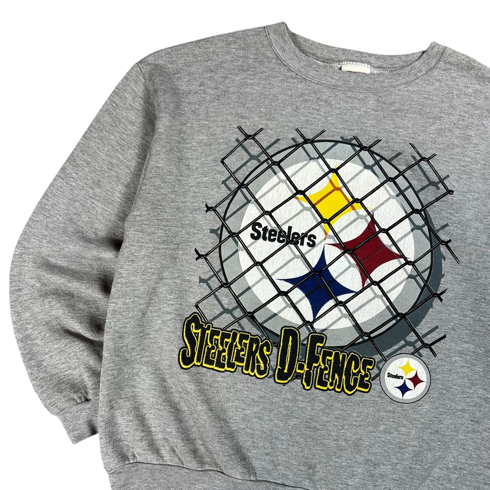 NFL × Vintage Vintage 90s CSA Pittsburgh Steelers D-Fence crewneck (L) Size US L / EU 52-54 / 3 - 4 Thumbnail