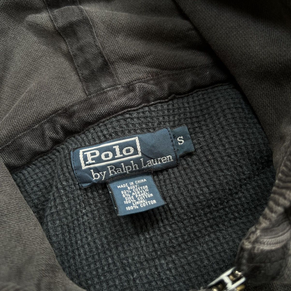 Polo Ralph Lauren 2000s Polo Ralph Lauren 76105 Washed Zip Hoodie Size US S / EU 44-46 / 1 - 7 Thumbnail