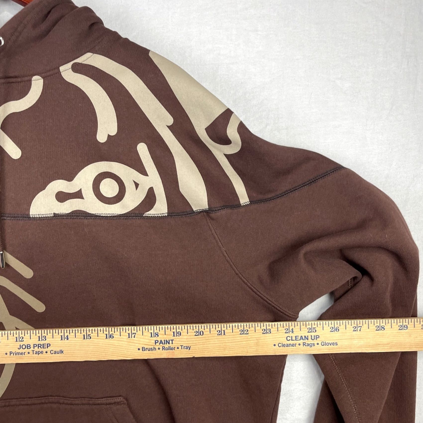 Kenzo KENZO Hoodie Mens Small Brown Oversized Heavyweight Sweatshirt Pullover K-Tiger Size US S / EU 44-46 / 1 - 6 Thumbnail