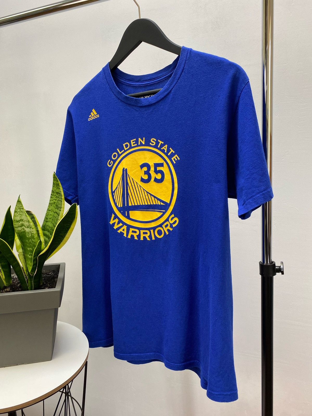 Adidas × NBA Adidas Golden State Warriors #35 Kevin Durant T Shirt Size US L / EU 52-54 / 3 - 5 Thumbnail