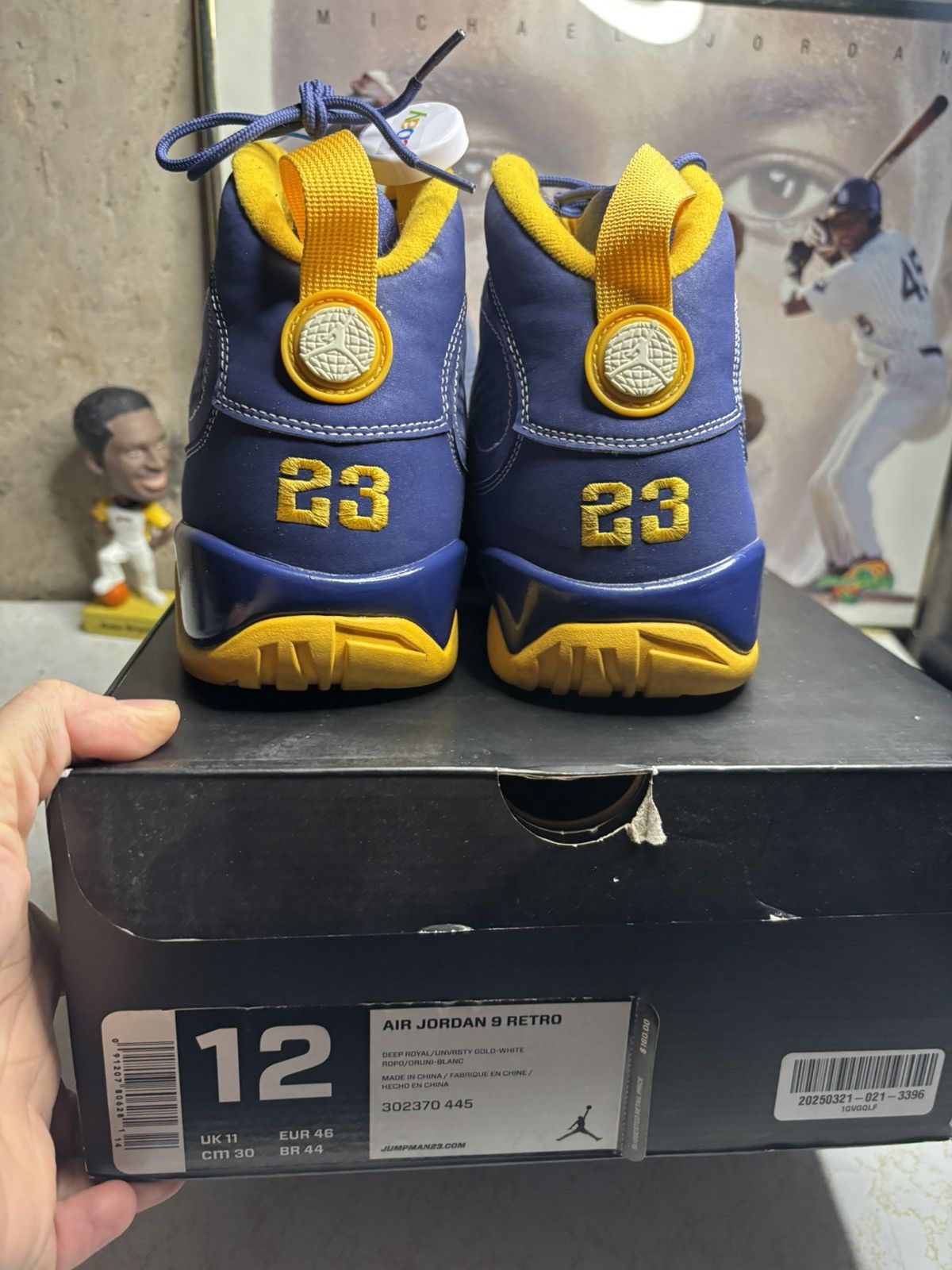 Jordan Brand Jordan Retro 9 ‘calvin bailey’ Size US 12 / EU 45 - 7 Thumbnail