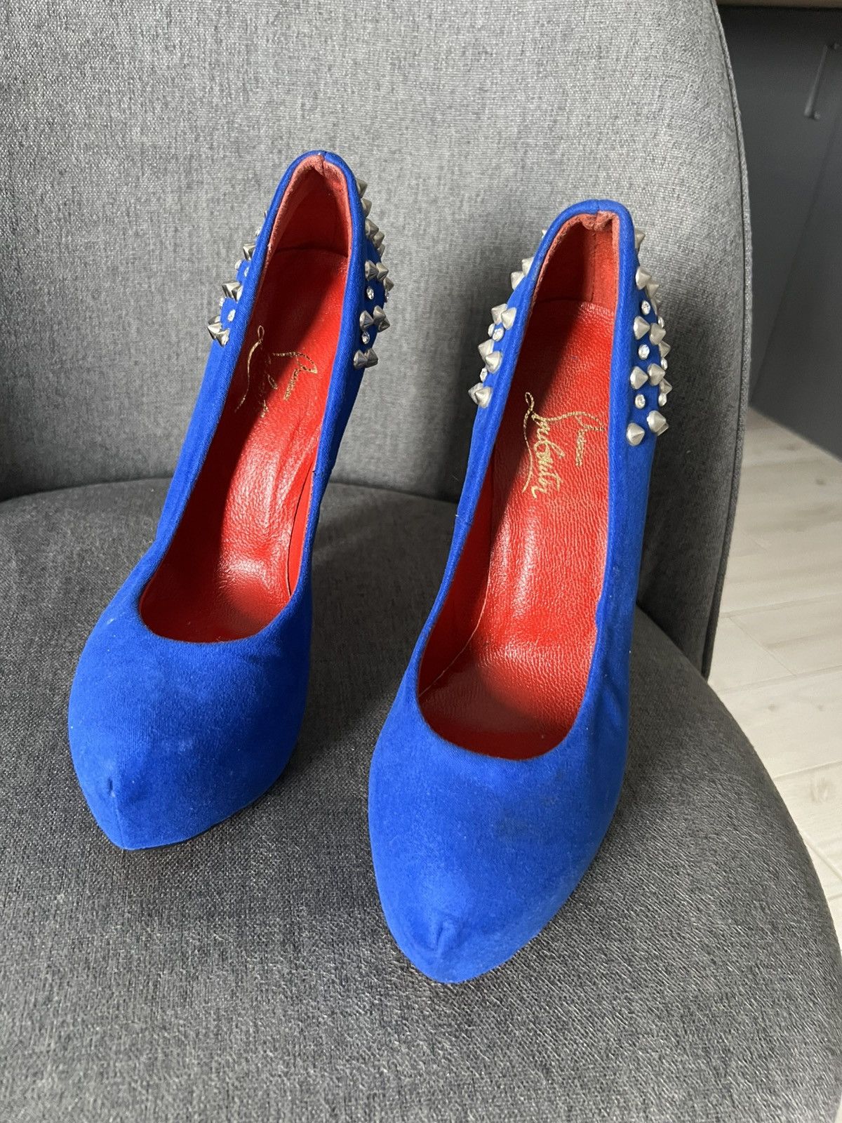 Christian Louboutin Christian Louboutin High Heels Red Sole Luxury Designe Pumps Size US 8 / IT 38 - 4 Thumbnail