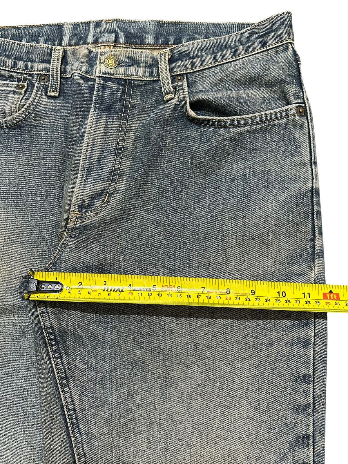 Edwin Vintage Japan Edwin 403 Blue Faded Clawmark Wash Style Jeans Size US 34 / EU 50 - 15 Thumbnail