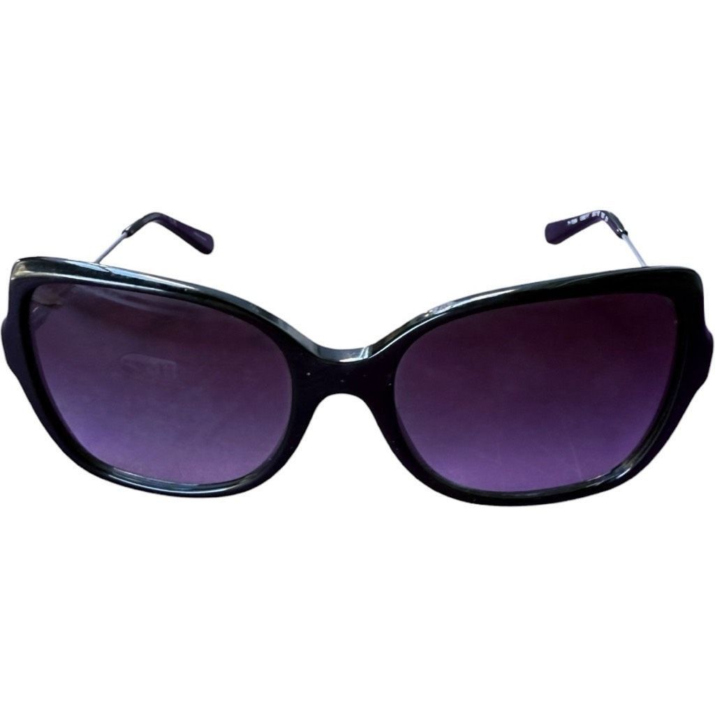 Tory Burch TORY BURCH Sunglasses TY 7094 Black Silver Cat Eye Squares S Size ONE SIZE - 2 Thumbnail