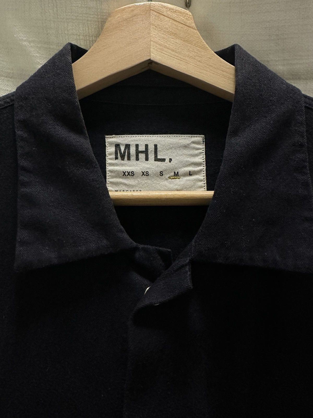 Margaret Howell Margaret Howell MHL Factory Linen Shirt Navy Size US M / EU 48-50 / 2 - 3 Thumbnail