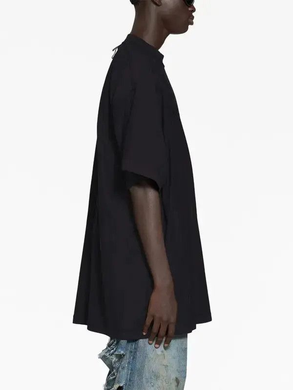 Balenciaga o1in1g0824 Mirror T-Shirt Oversized in Black Size US S / EU 44-46 / 1 - 5 Thumbnail