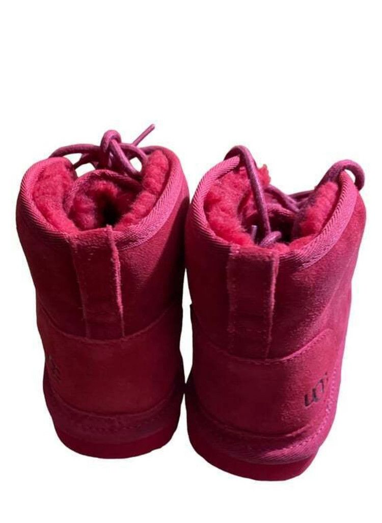 Ugg UGG's Neumel Red Suede Boots USM 6 USW 7 MSRP $130 Size US 6 / EU 39 - 3 Thumbnail