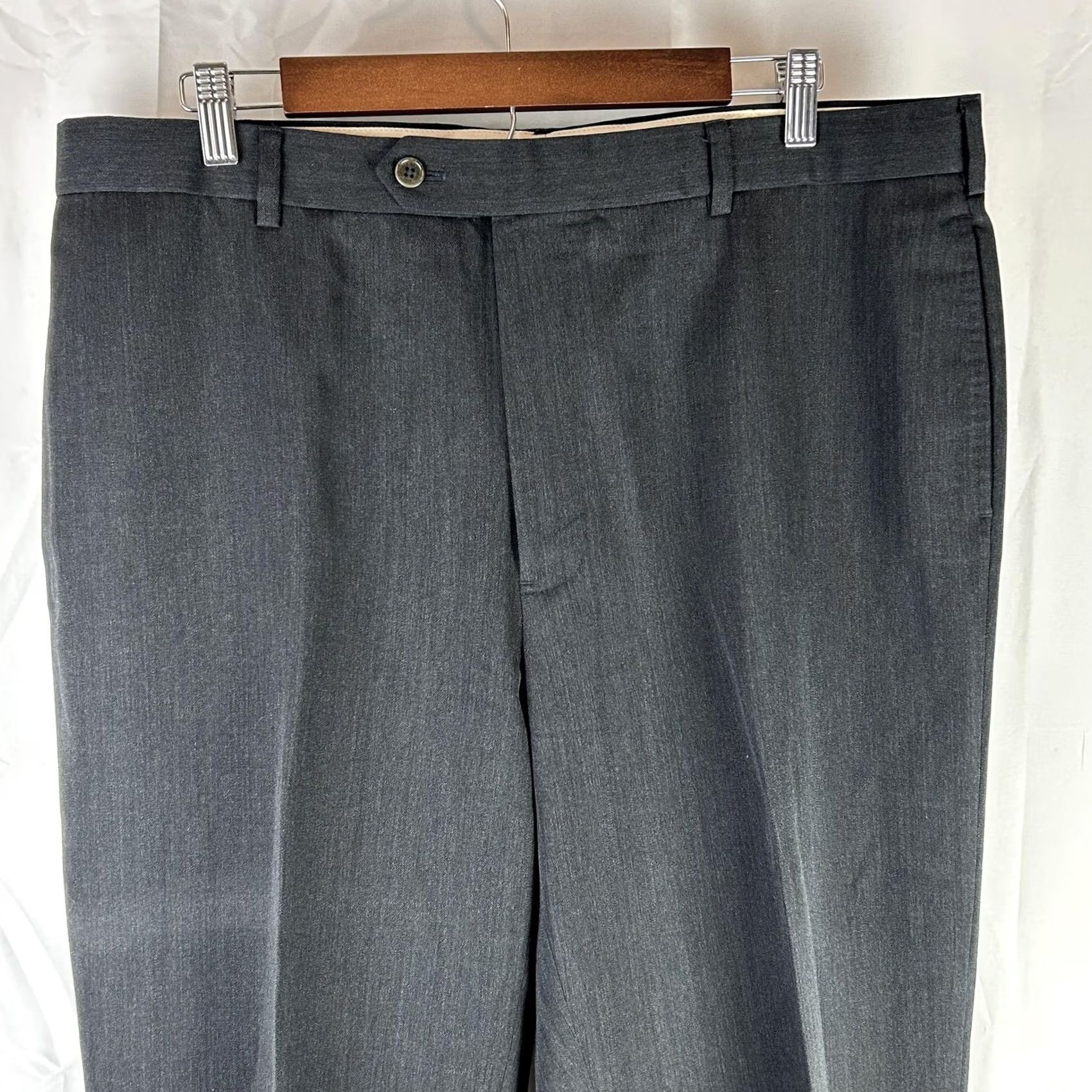 Brooks Brothers Brooks Brothers Dress Pants Men 38 - Charcoal Gray Size US 38 / EU 54 - 3 Thumbnail