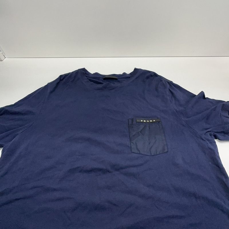 Prada Prada Logo Pocket ShortSleeve T-2506 Size US XL / EU 56 / 4 - 4 Thumbnail