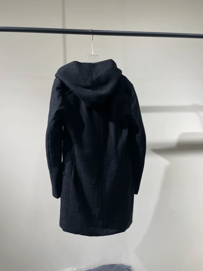 Helmut Lang HELMUT LANG Women's woolen overcoat with strong fringes an Size M / US 6-8 / IT 42-44 - 3 Thumbnail
