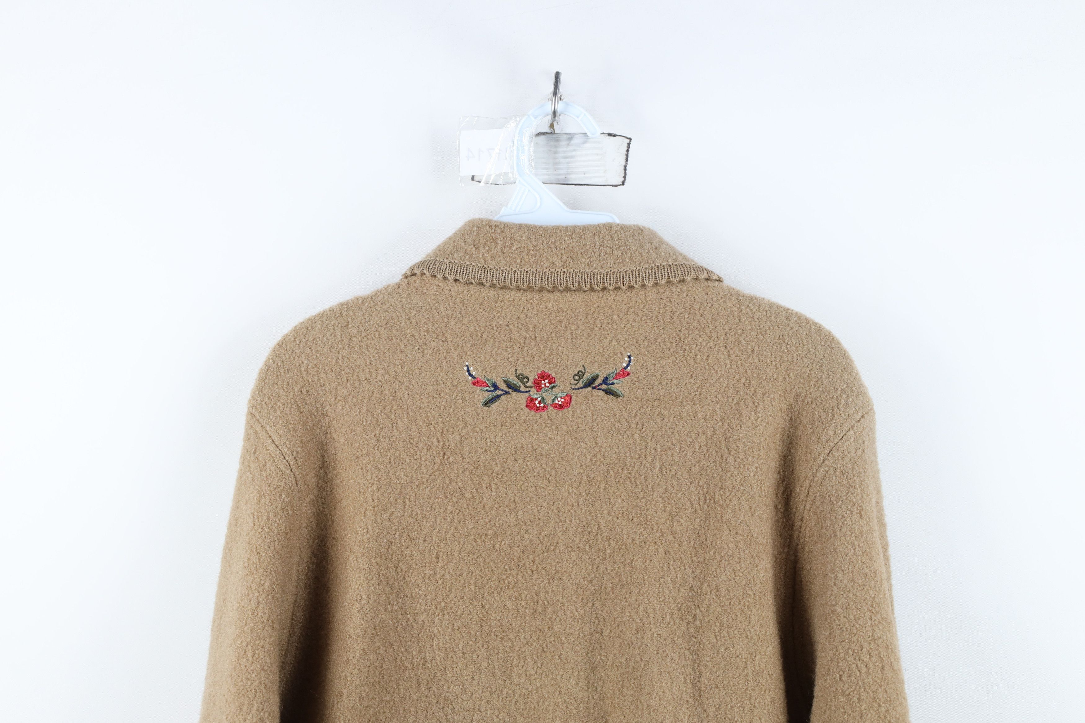 Vintage Vintage 90s Streetwear Flower Button Cardigan Sweater Jacket Size M / US 6-8 / IT 42-44 - 15 Thumbnail