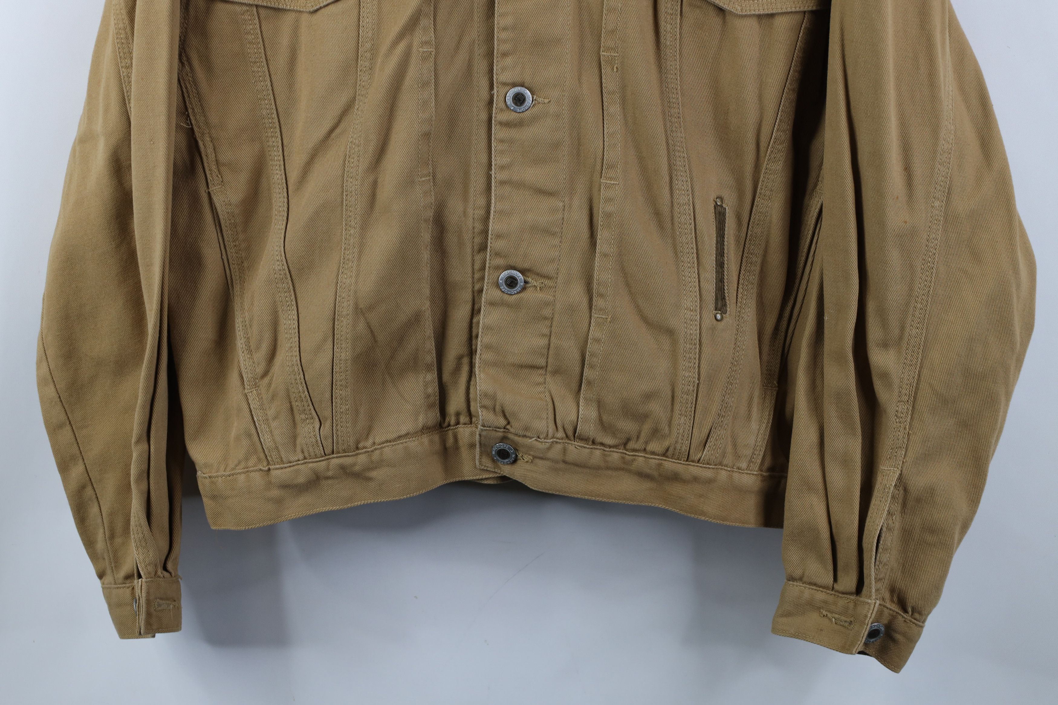 Vintage Vintage 90s Streetwear Dye Corduroy Collar Trucker Jacket Size US L / EU 52-54 / 3 - 3 Thumbnail